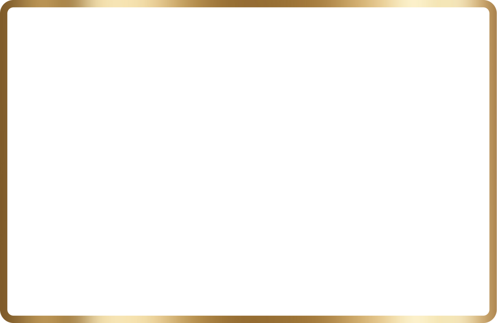 Gold Rounded Rectangle Frame